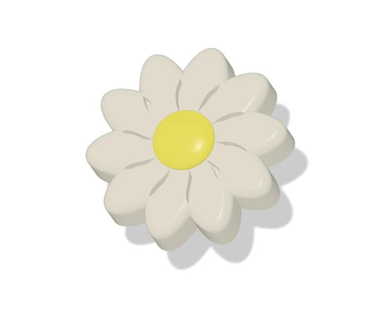 Lapel Pins - The Daisy - Crocs Clogs Compatible Charms