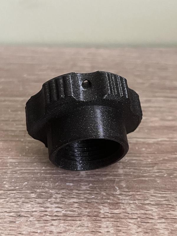 Scuba DIN regulator cap