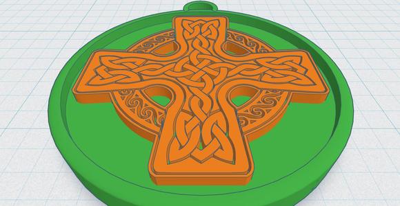 Celtic Round Cross 6