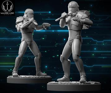 star wars shatterpoint hunter presupported included