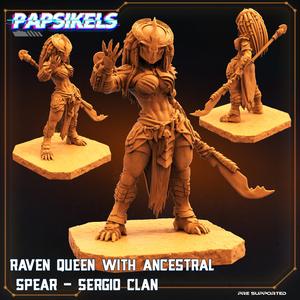 RAVEN QUEEN SKULL HUNTER - ANCESTRAL SPEAR SERGIO CLAN