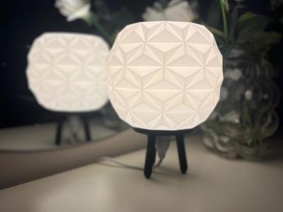 Rounded Poly Lamp