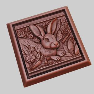 Rabbit Animal 3D Model for CNC Router Laser & 3D Printer