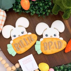 set of 5 Easter cutters and stamps