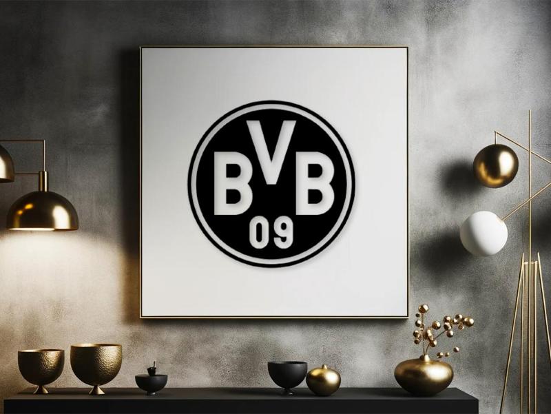 Borussia Dortmund, 2D Wall Art, Home Decor, Wall Decoration