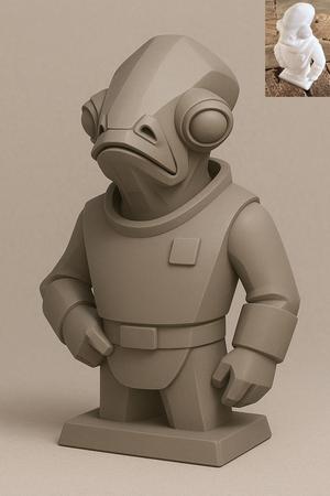 Admiral Ackbar Bust (Star Wars)