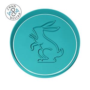 Rabbit Pose (no 24) - Cookie Cutter - Fondant - Polymer Clay