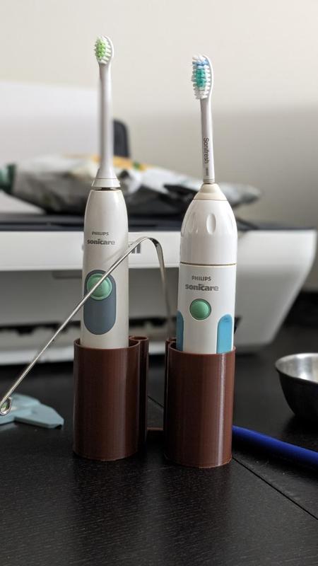 Electric brushes stand