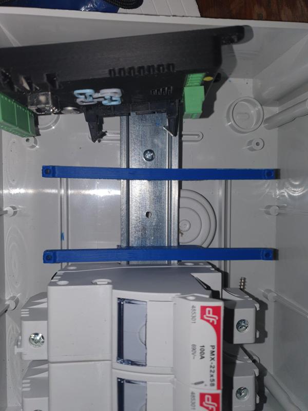 DIN Rail mount for Batrium Watchmon4