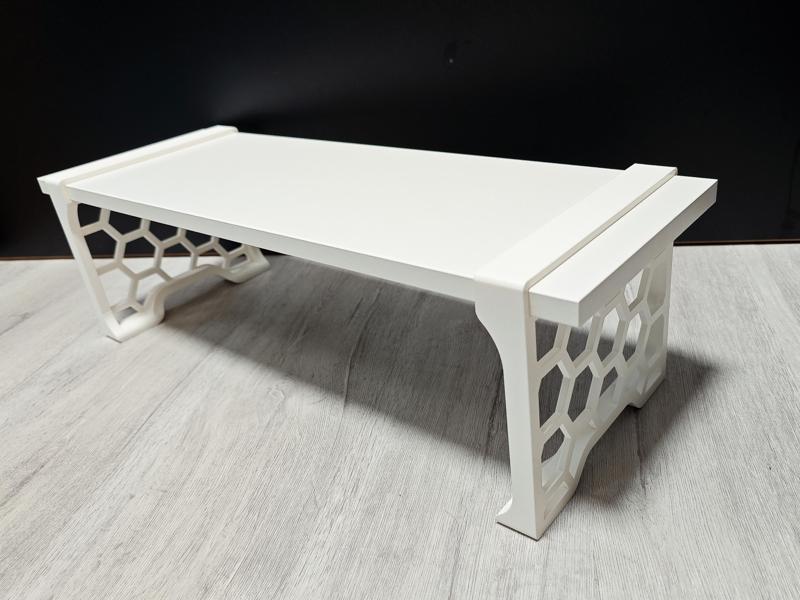 Slide-in legs for IKEA BURHULT 59x20 Shelf