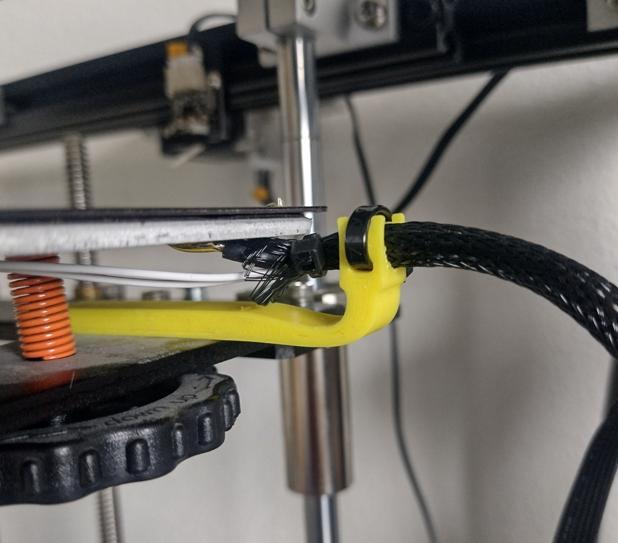 Ender 5 Heatbed Cable Strain Relief
