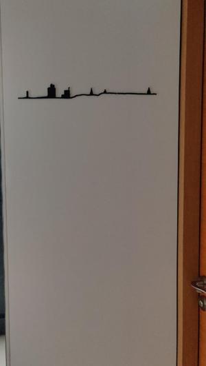 Ligne minimaliste de la ville de La Rochelle FR