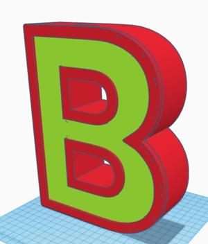 The Letter B Kids Piggy Bank