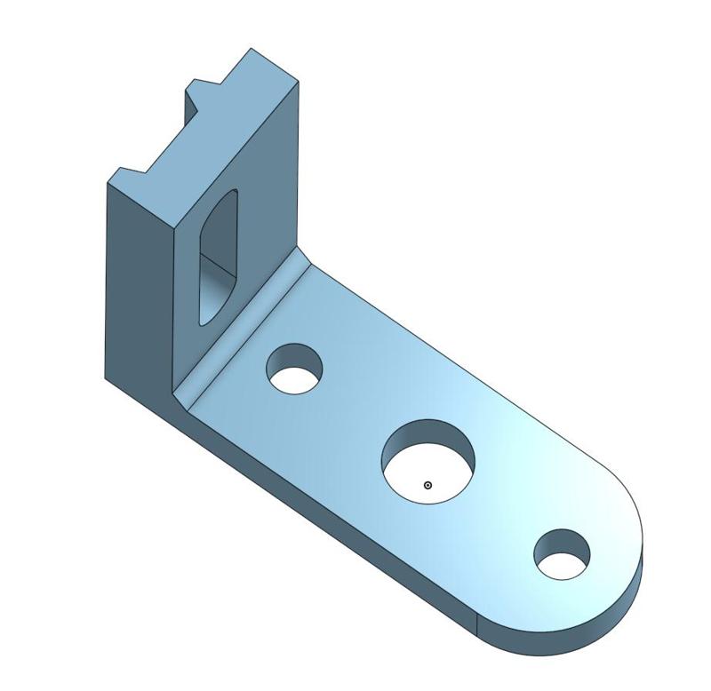 O3D for HeroMe BLTouch Right straight out Mount