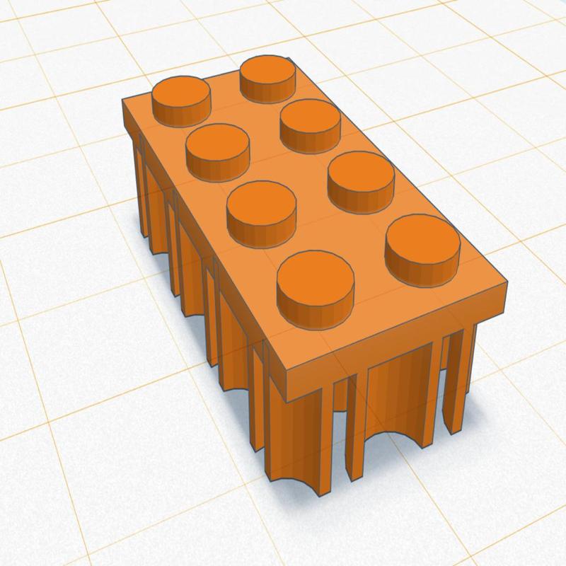 Lego Brick (2X4) | Benjamin COME