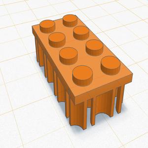 Lego Brick (2X4) | Benjamin COME