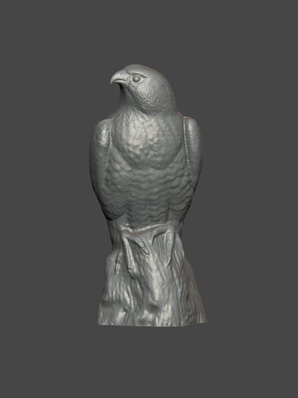 Falcon statue