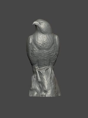 Falcon statue