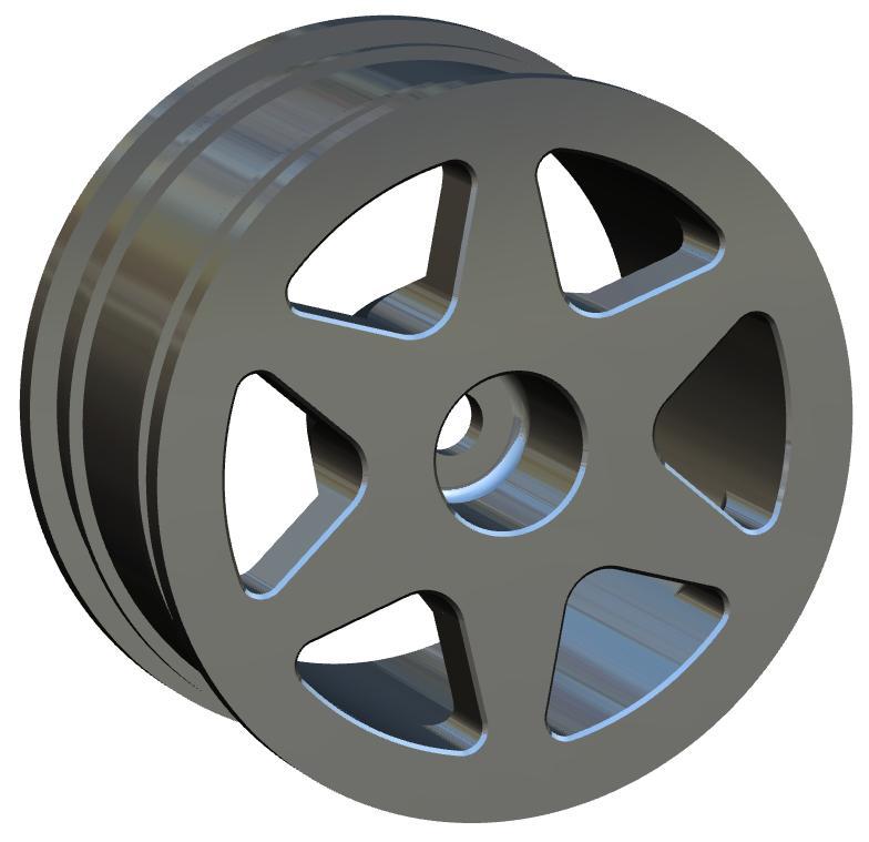 Tamiya TT 1:10 Felge | Rim 1/10 Ceginus plain || W: 26mm