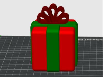 Gift Box - Solid Print - Doesn't Open