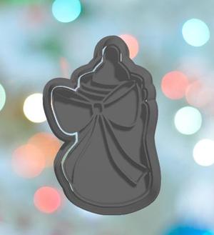 Baby Shower Baby Bottle With Bow Cookie Cutter