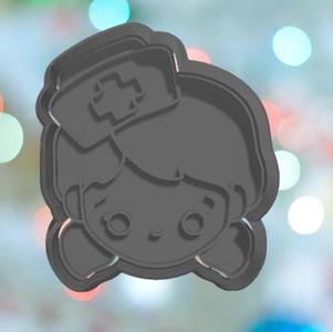 Nurse Face Cookie Cutter