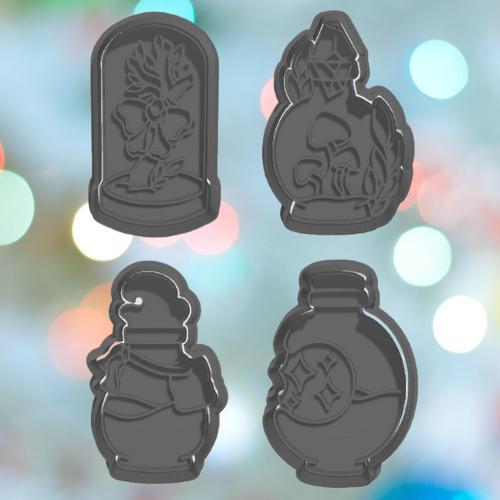 Botanical Halloween Potion Cookie Cutter Set