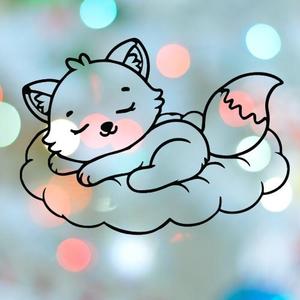 Fox Sleeping On Cloud Cookie Cutter
