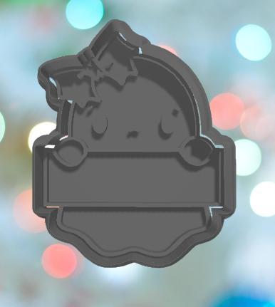 Halloween Grily Ghost Plaque Cookie Cutter