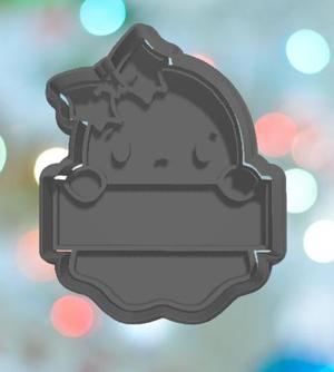 Halloween Grily Ghost Plaque Cookie Cutter