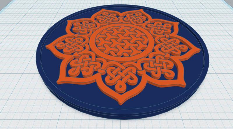 Celtic Mandala Coaster 8