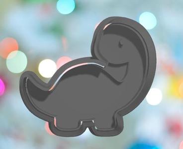 Dinosaur Brachiosaur  Cookie Cutter
