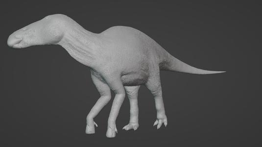 Edmontosaurus annectens Statue Figurine