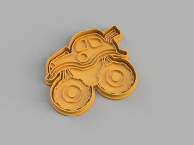 Monster Truck cookie cutter