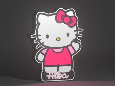 Hello Kitty Luminous Panel / Lamp (Alba)
