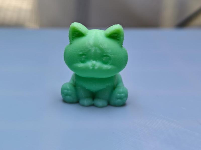 The Black Cat King: no supports, weighing a mere 7 grams