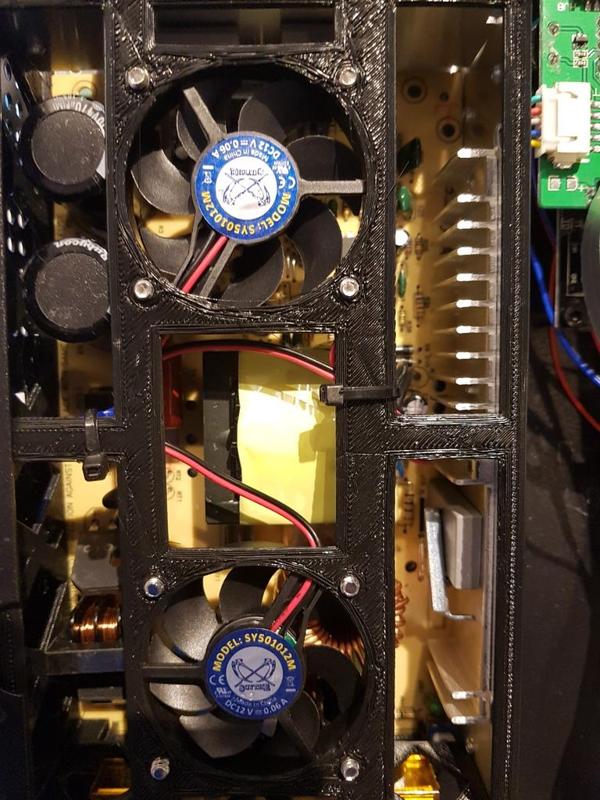 Anycubic i3 Mega PSU twin 50mm fan cover