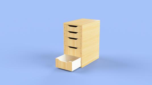 Mini Storage Cabinet – Inspired by IKEA’s ALEX