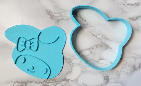 My Melody cutter and stamp 10 cm