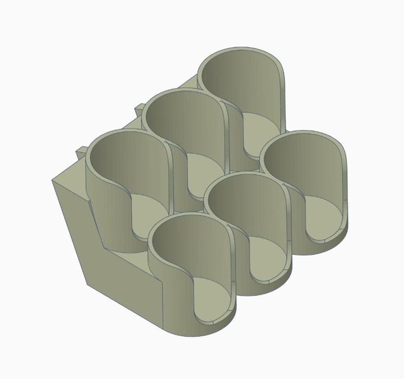 Green Stuff Acrylic Inks holder for Skadis