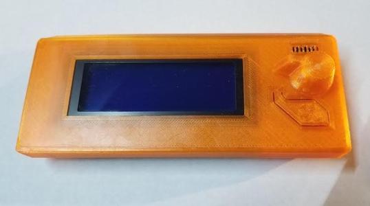 Prusa/RepRapDiscount LCD 2004 Smart Display Controller Housing and Button