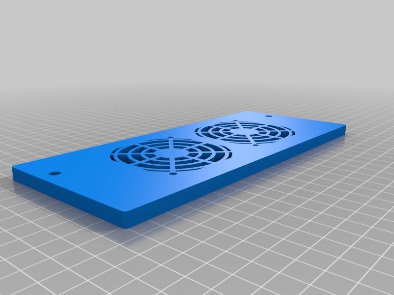 SeeMeCNC Rostock Max V3 Dual Fan Side Panel