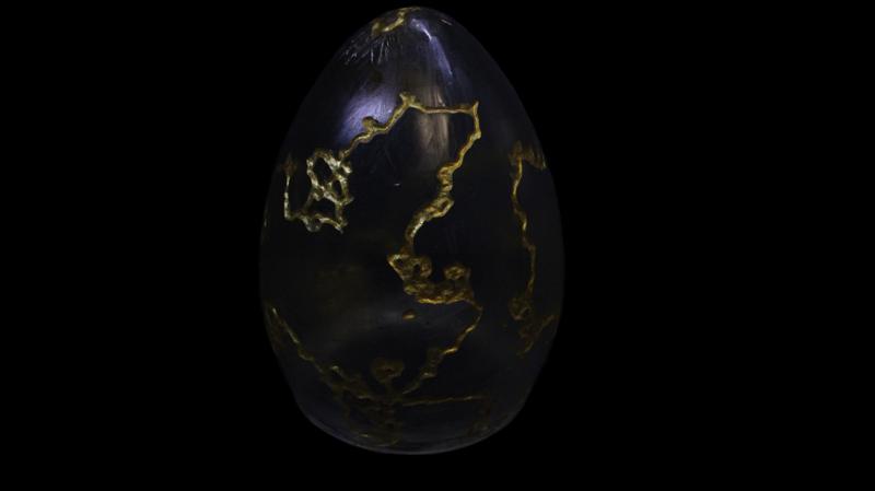 Egg Light Cover: Cracks 2, Marble