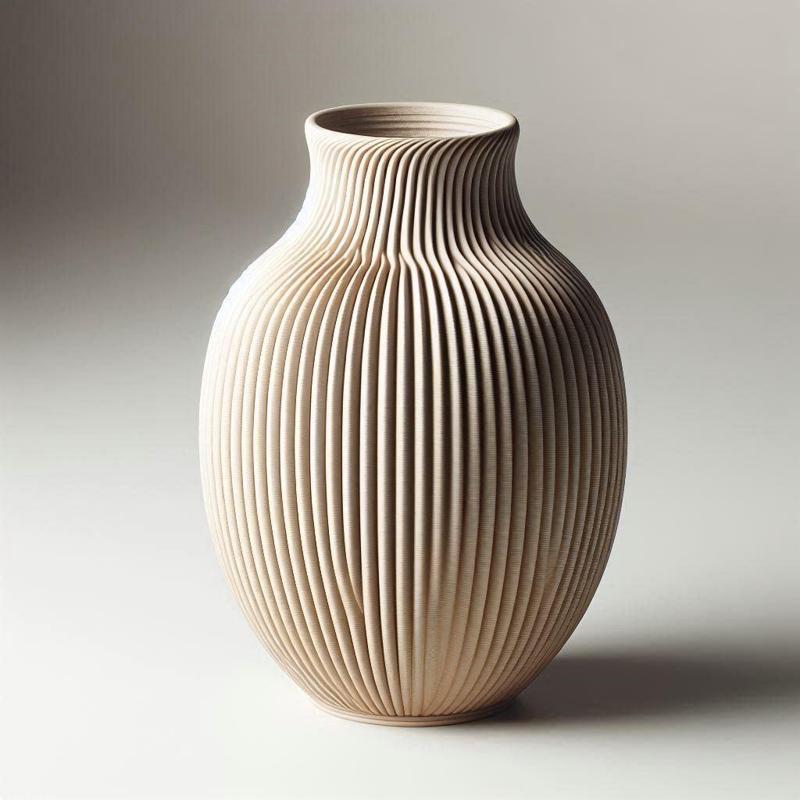 3D Printed Decorative Pot / Vase – Modern Home Decor, Stylish Table Centerpiece, Plant or Flower Holder