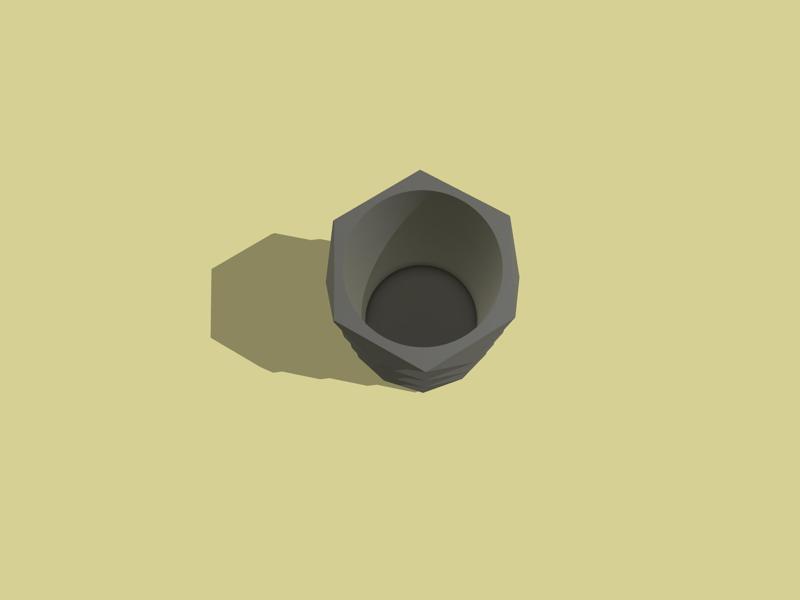 Polygonal beaker
