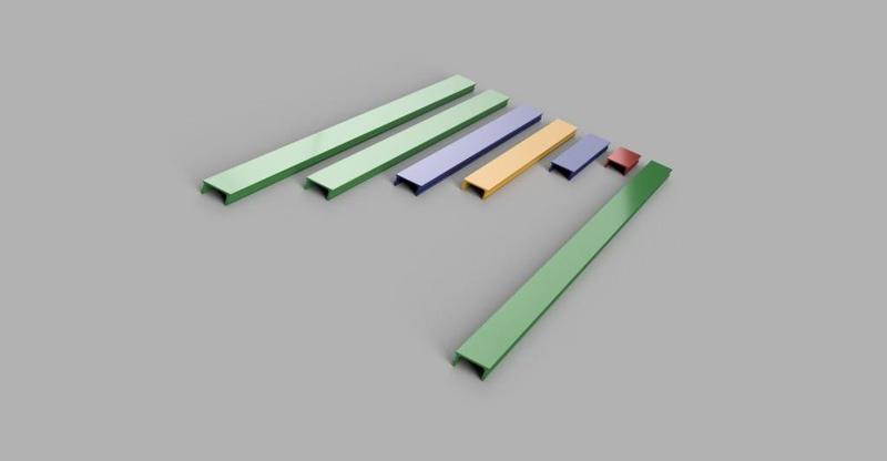 Cover profile B-type slot 8