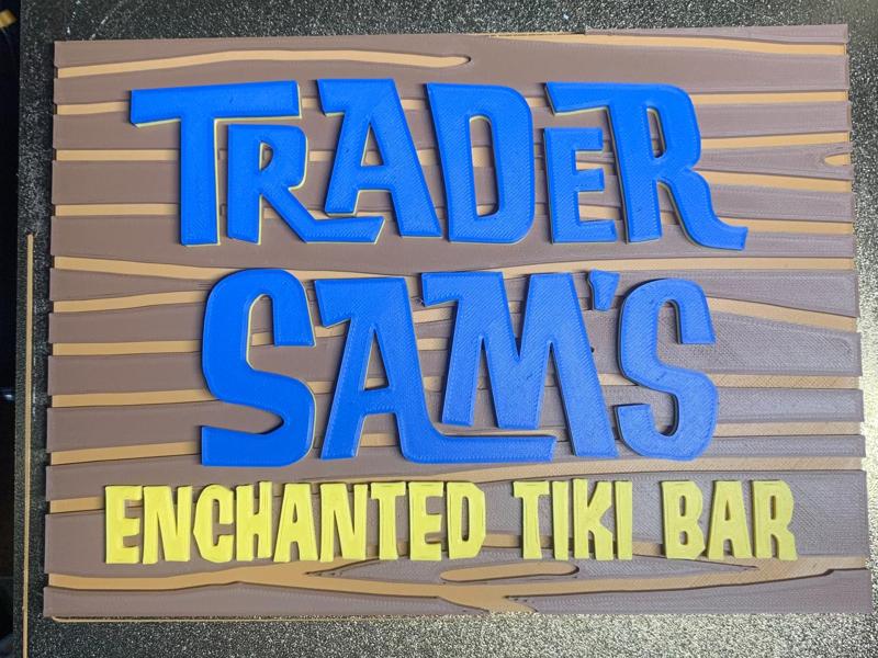 Trader Sam's Enchanted Tiki Bar Sign