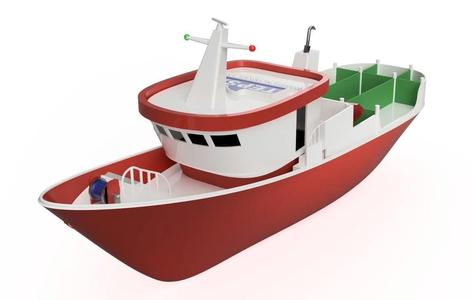 Fishing vessel. Puse-seiner with TEPSA boards. Barco pesquero con tablas TEPSA.