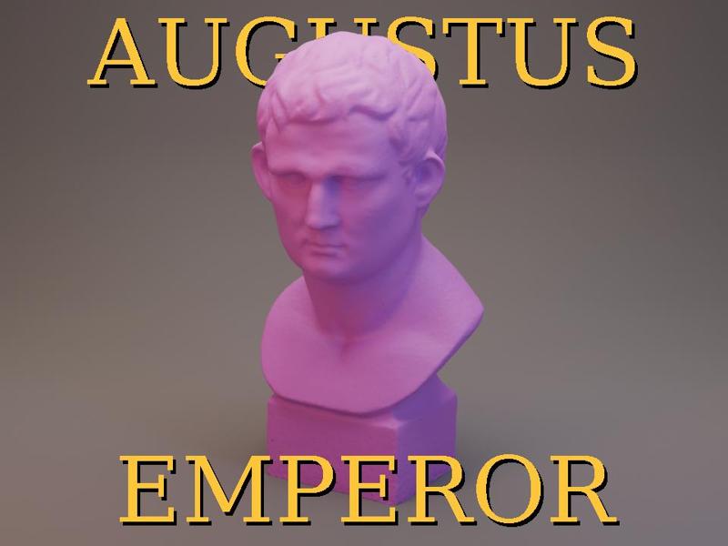 Augustus roman emperor statue
