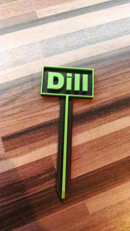 Kräutergarten Schilder